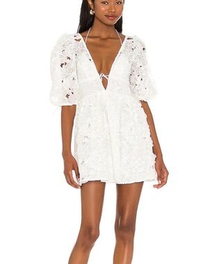 for love and lemons renee mini dress For Love And Lemons | Dresses | For Love And Lemons Renee Bell Sleeve Mini  Dress